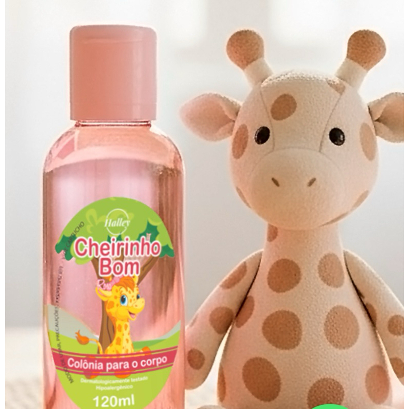 1 Frasco Colonia Infantil Cheirinho Bom Rosa Hipoa