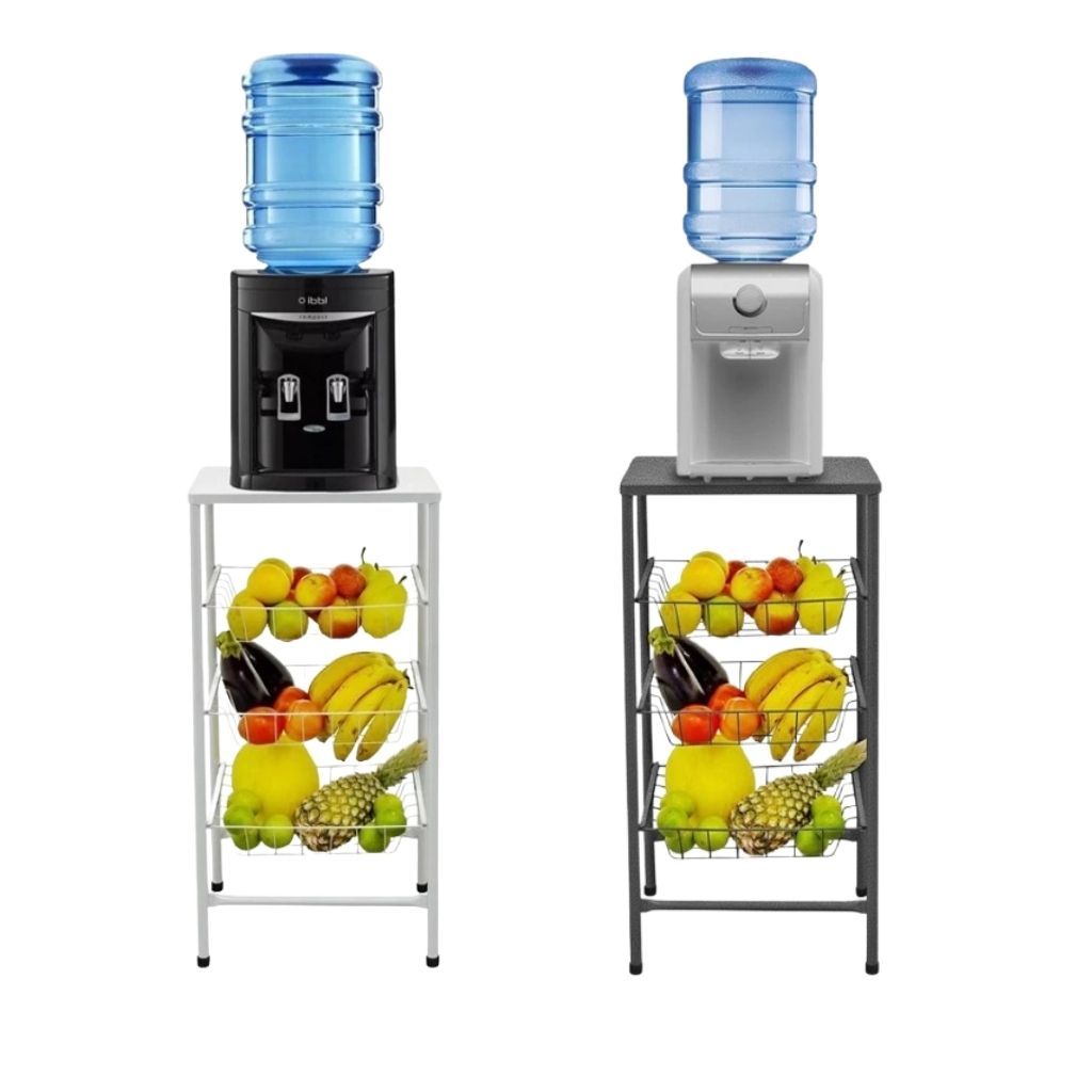 Fruteira de Chão Aço Resistente Não Requer Mont