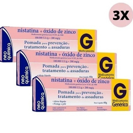 Nistatina + Óxido de Zinco Antifúngica e Proteto