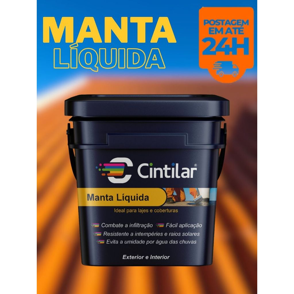 Manta liquida Cintilar 18kg Borracha liquida Imper