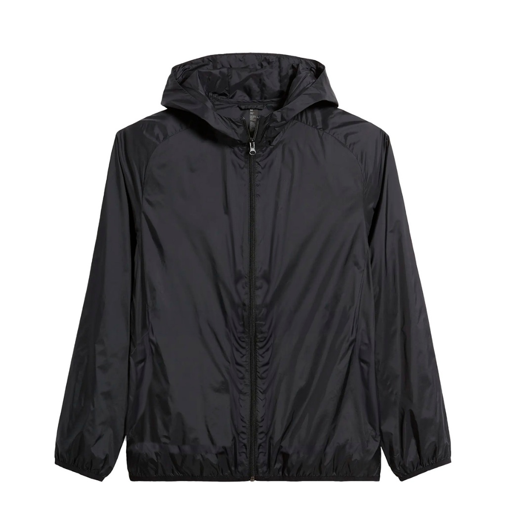 Jaqueta Corta-Vento Branco Tactel Impermeável Mas