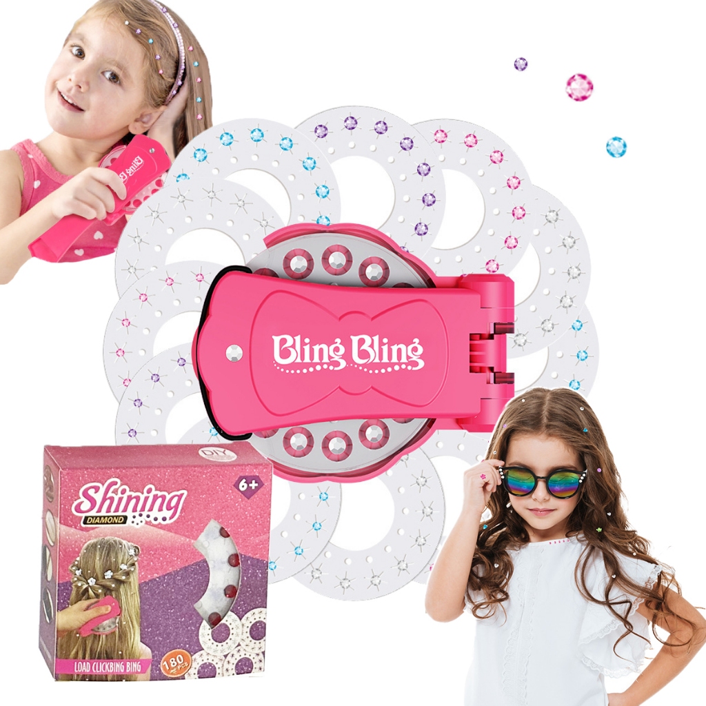 Bling Diamond Adesivas Para Cabelo 180 Gemas Com M