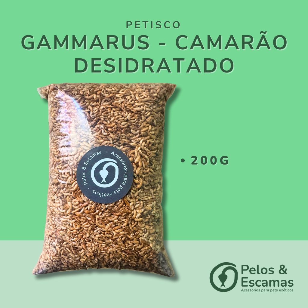 Gammarus – Camarão – Desidratado (Pet