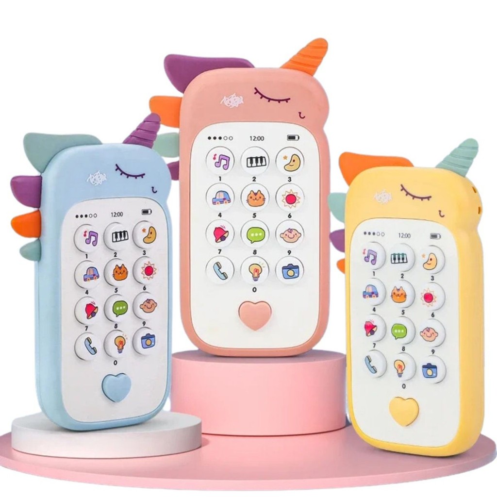 Celular Infantil Telefone Interativo Musical Unic�