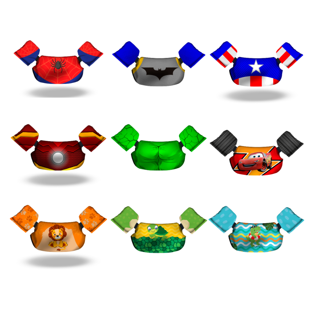 Colete Boia De Braço e Peito Salva Vidas Piscina 