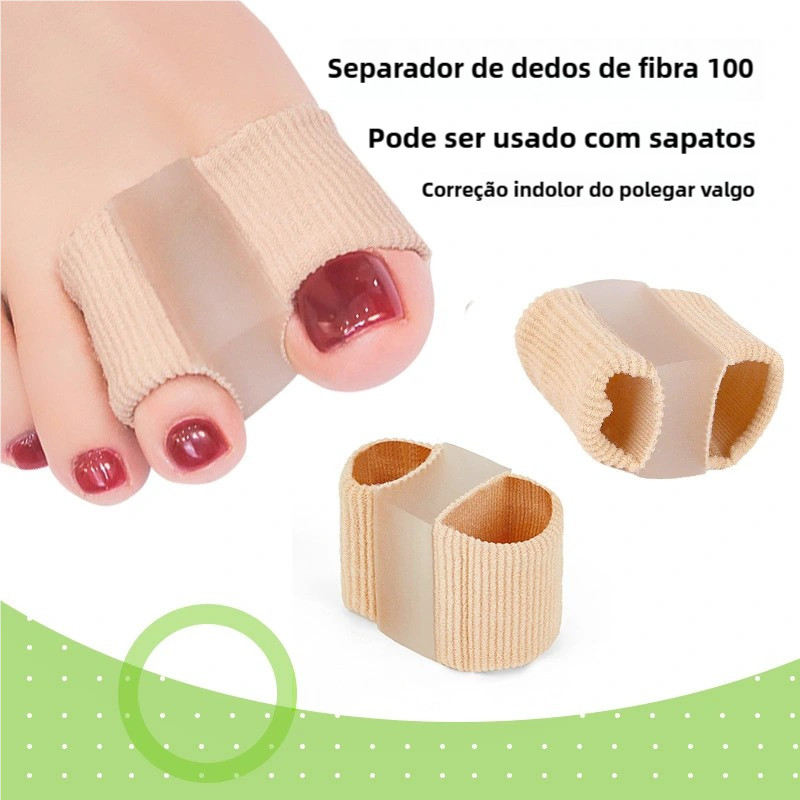 Separador De Dois Dedos Do Pé Hálux Valgus Joane