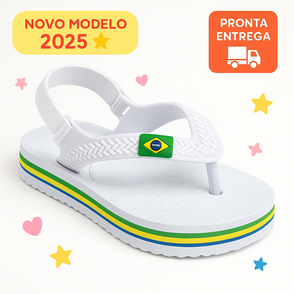 Chinelo Sandália Bebê Menino Menina Baby Masculi
