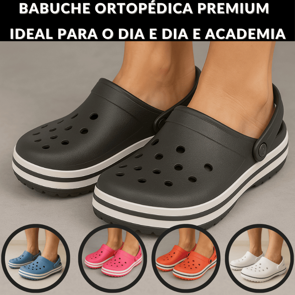 Sandalia Hospitalar Babuche Ortopédica Ideal Dia 