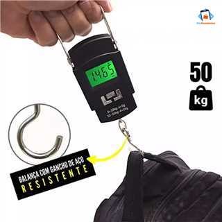 Balança Digital De Mão 50kg Portátil Precisão 