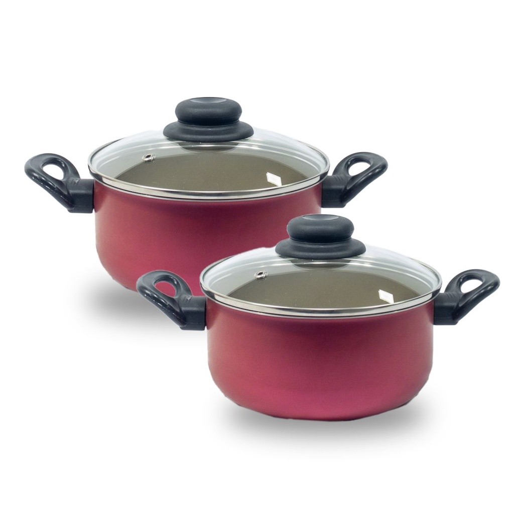 Conjunto 2 Panelinhas Caçarola Teflon Antiaderent