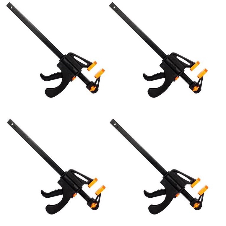 Kit 2 Grampo Sargento Aperto Rápido 200mm 8 Pol. 