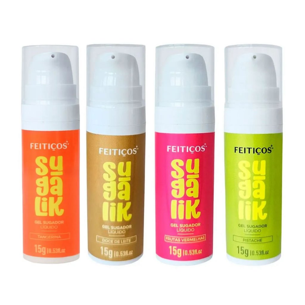 Sugalik Feitiços Gel Sugador Liquído Pulsa Treme