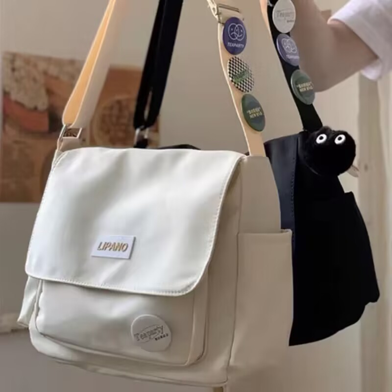 Bolsa Carteiro de Nylon Impermeável de Grande Cap