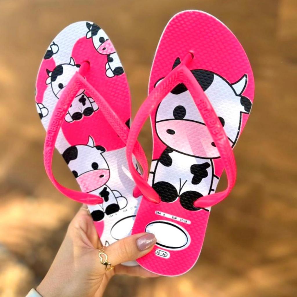 Promoção Chinelo Feminino Slim Leveza Tropical V