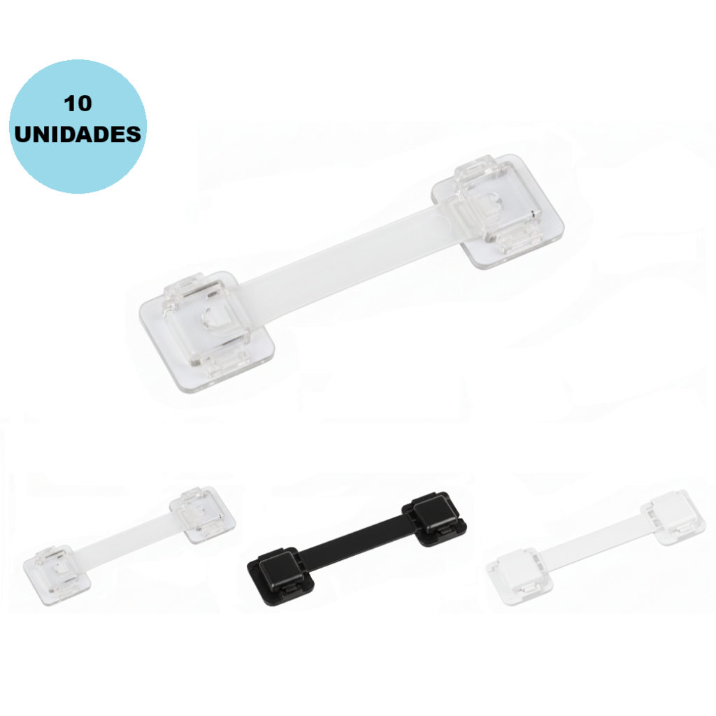 Kit 14 Travas De Gaveta Armário Segurança Protet