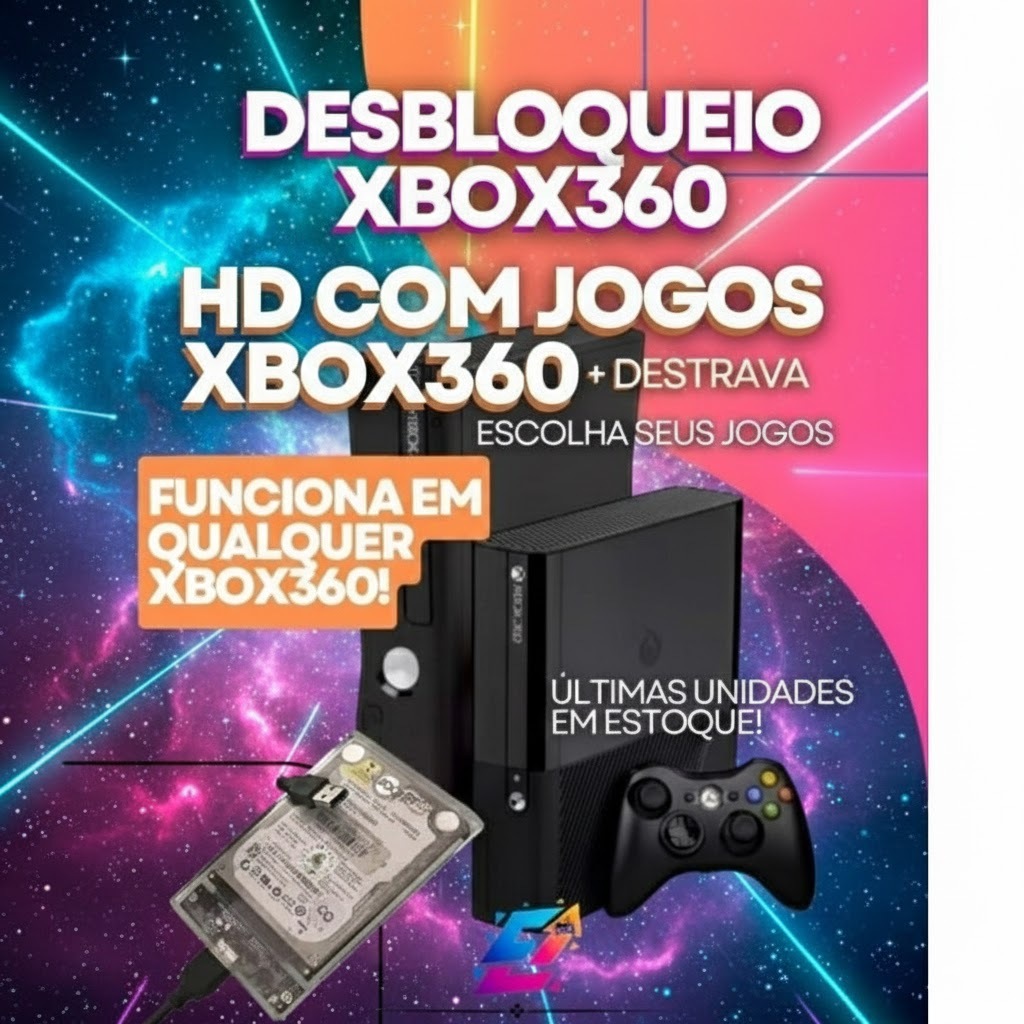 Jogos Para Xbox360 + Destrava Xploit