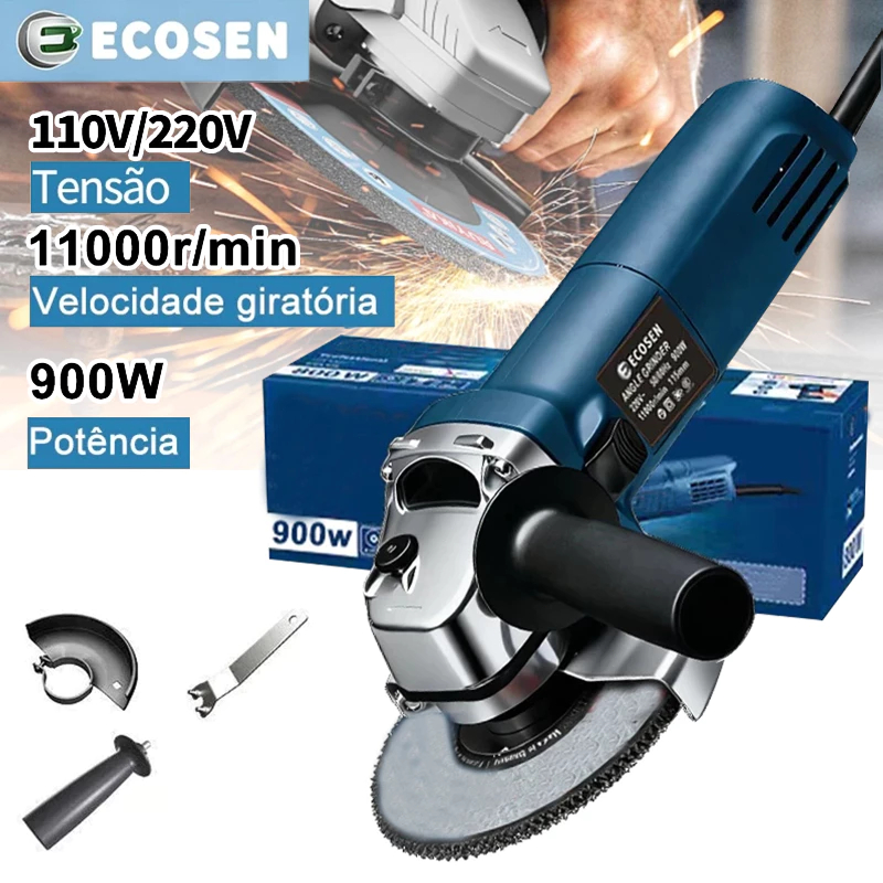 Esmerilhadeira  Lixadeira Angular 900w 115mm 4.1/2