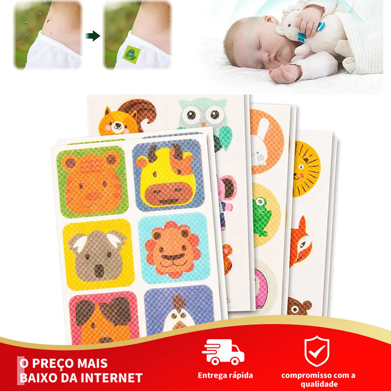 Kit 360 unidades de mosquitos adesivos repelente n