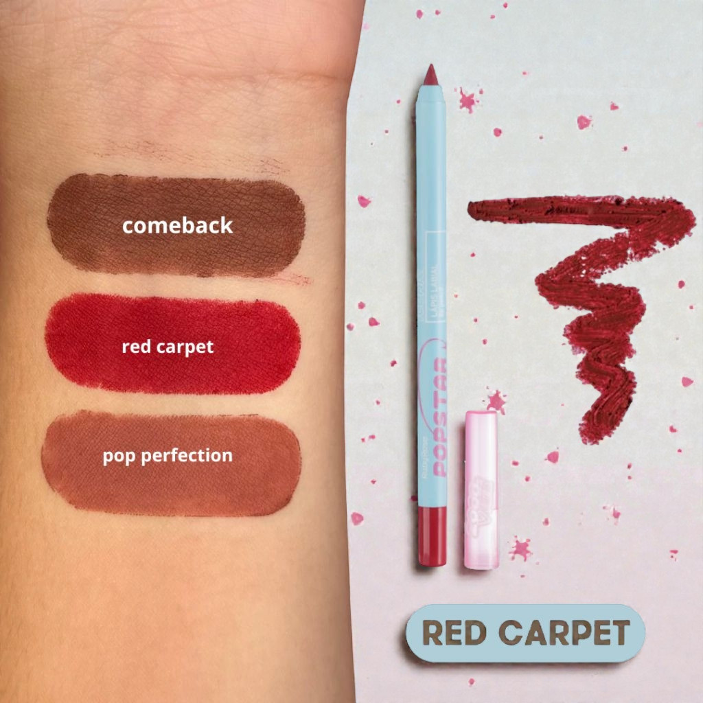 Lápis Labial Ruby Rose Popstar Matte Alta Pigment