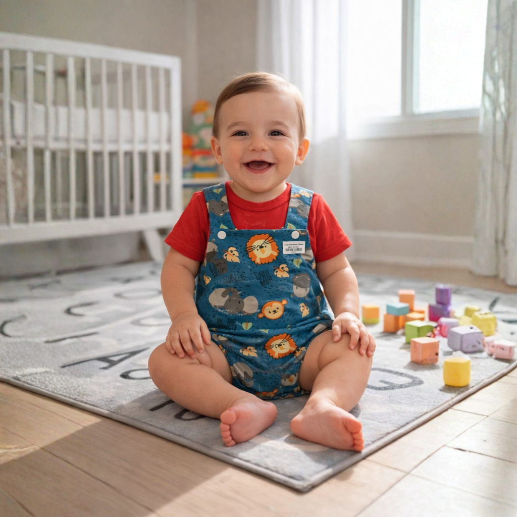 Kit 2 Conjunto Body + Jardineira Masculino Bebê I