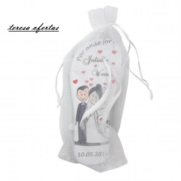 10 Sacos de Organza para Chinelos e Lembranças 20