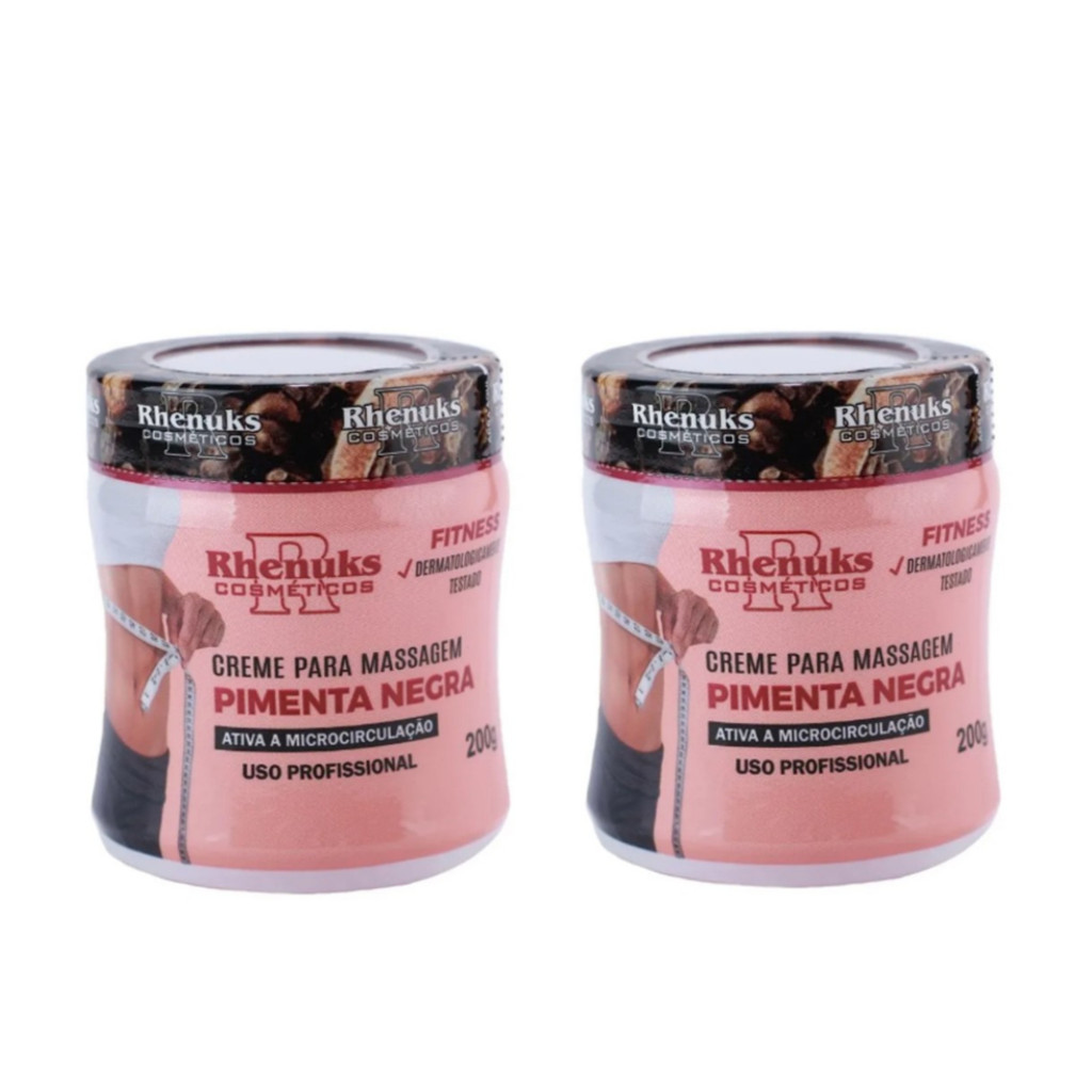 KIT C/ 2 unid. GEL PIMENTA NEGRA ATIVA MICROCIRCUL
