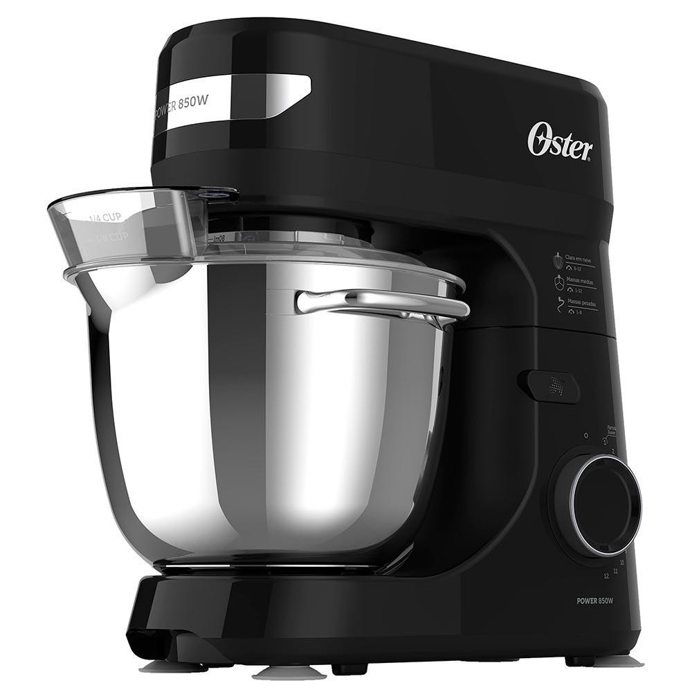 Batedeira Planetária Oster com 03 Batedores Preta