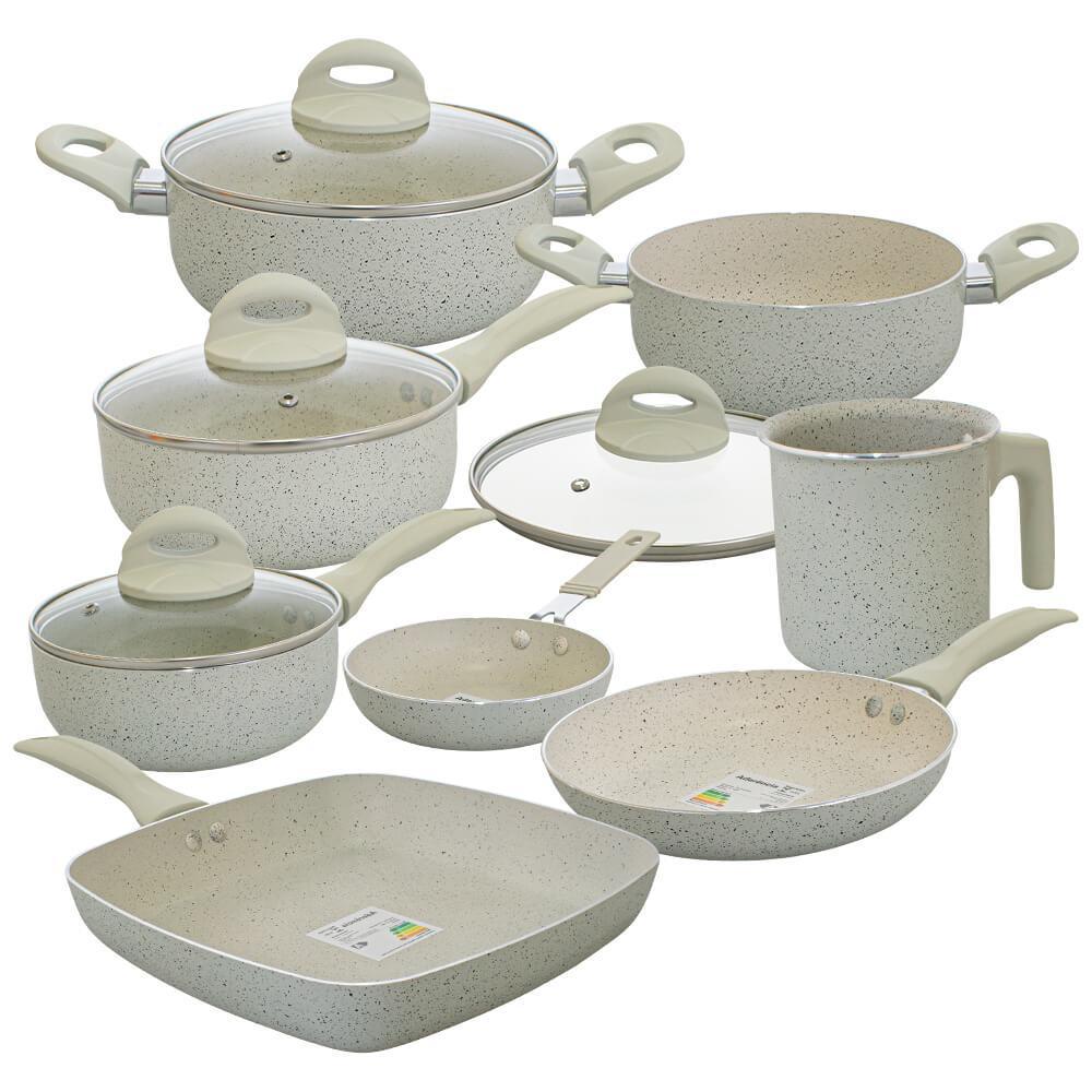 Conjunto de Panelas Antiaderente Revestimento Cer�