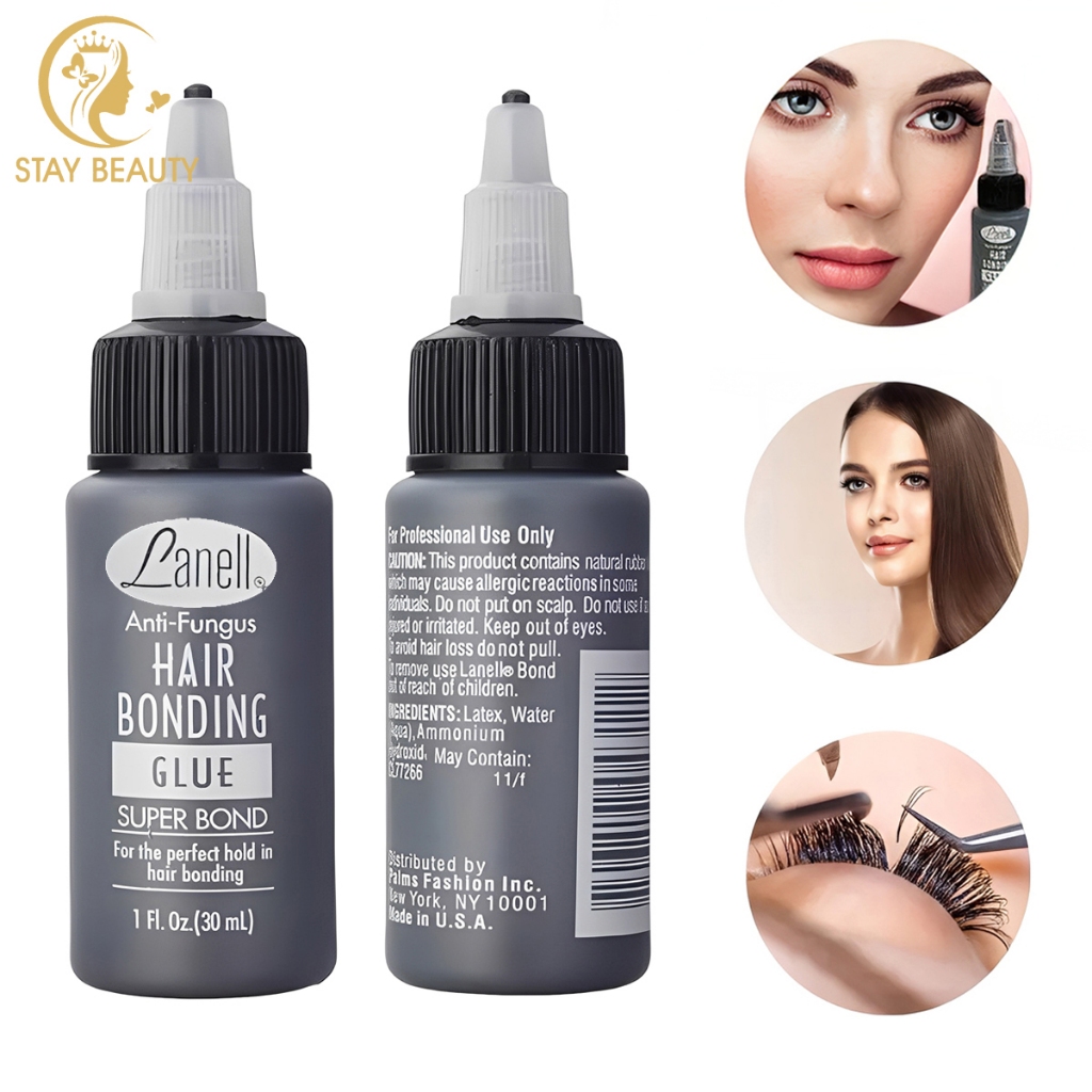 Cola lanell 30ml para cabelo e cílios hair bondin