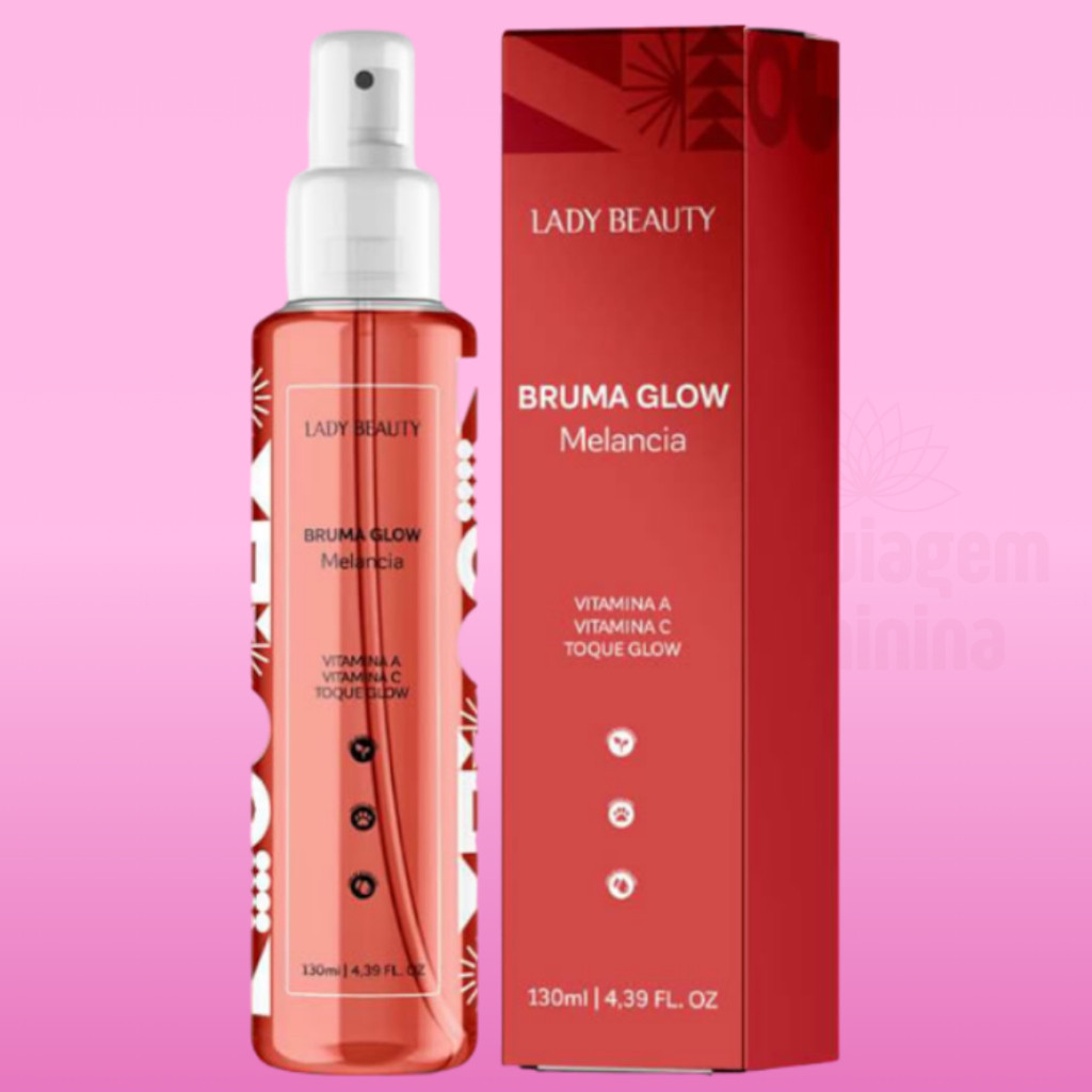 Bruma de Maquiagem Refrescante Fixadora Lady Beaut