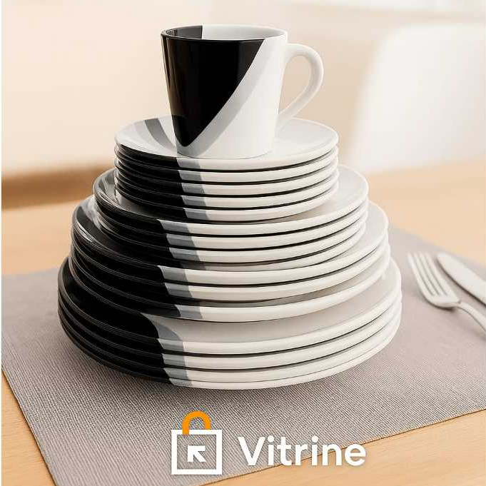 Jogo de jantar Louças pratos e xícaras 20 peças