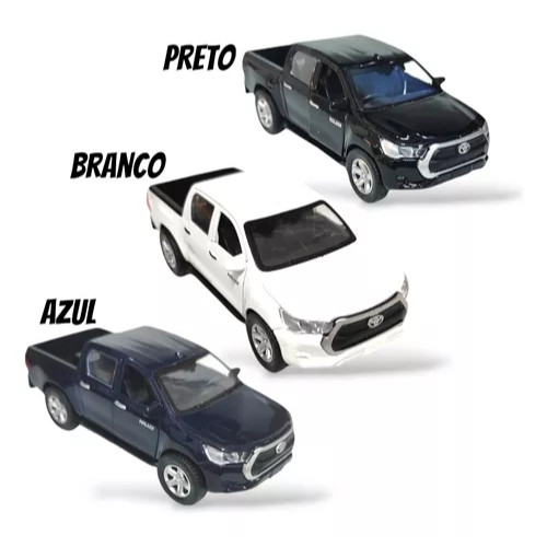 Miniatura de Ferro Toyota Hilux 2021 – Escal