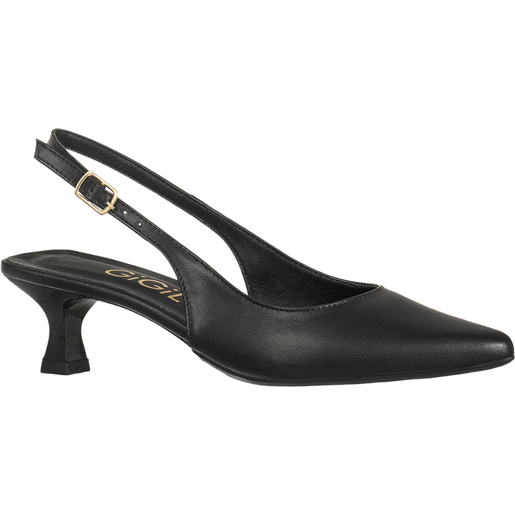 Sapato GiGiL Feminino Scarpin Slingback Bico Fino 