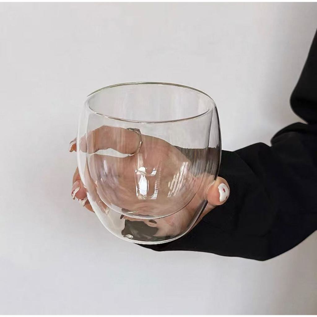 Xícara de Vidro Duplo 80ml 150ml 250 ml  Para Caf