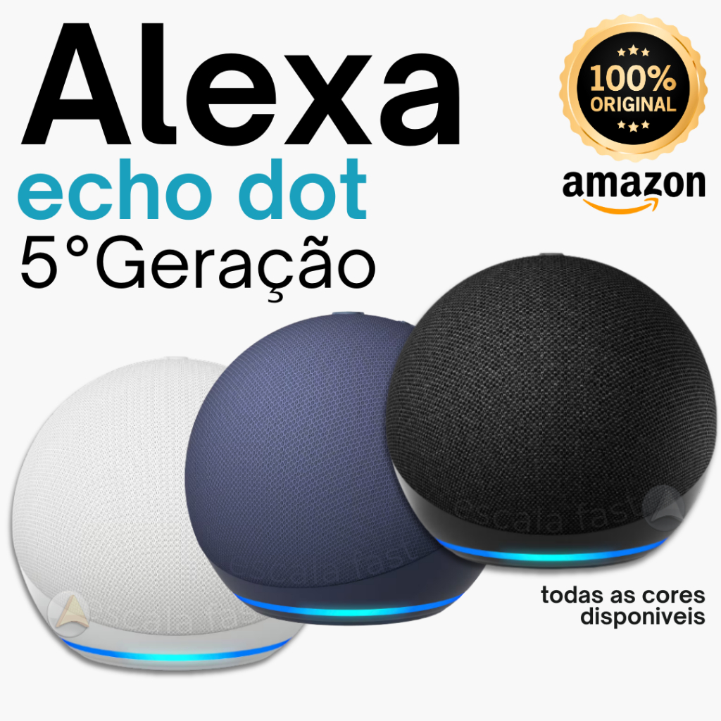 Alexa Echo Dot 5. Geração Com Som Original Speak