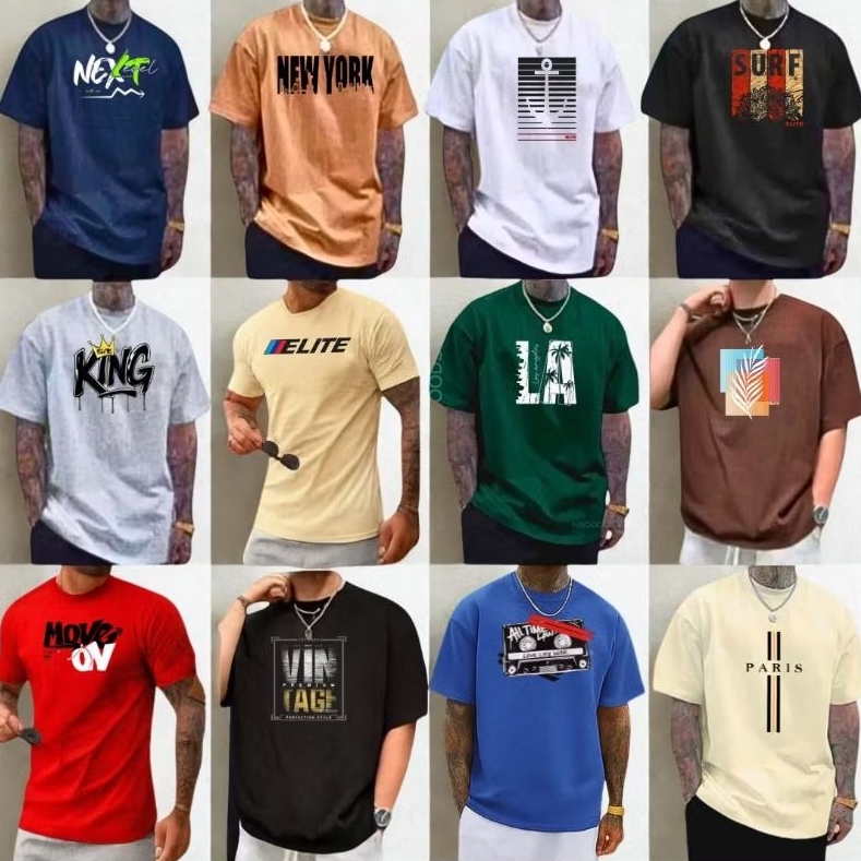 kit 5 Camisas Masculina Premium/P ao G6/plus size/