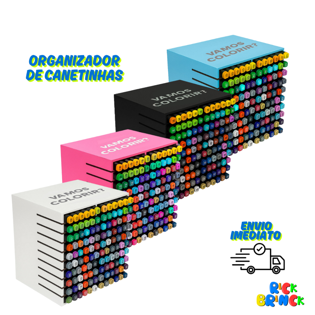 Organizador para 120 Canetinhas – ESCOLHA SU
