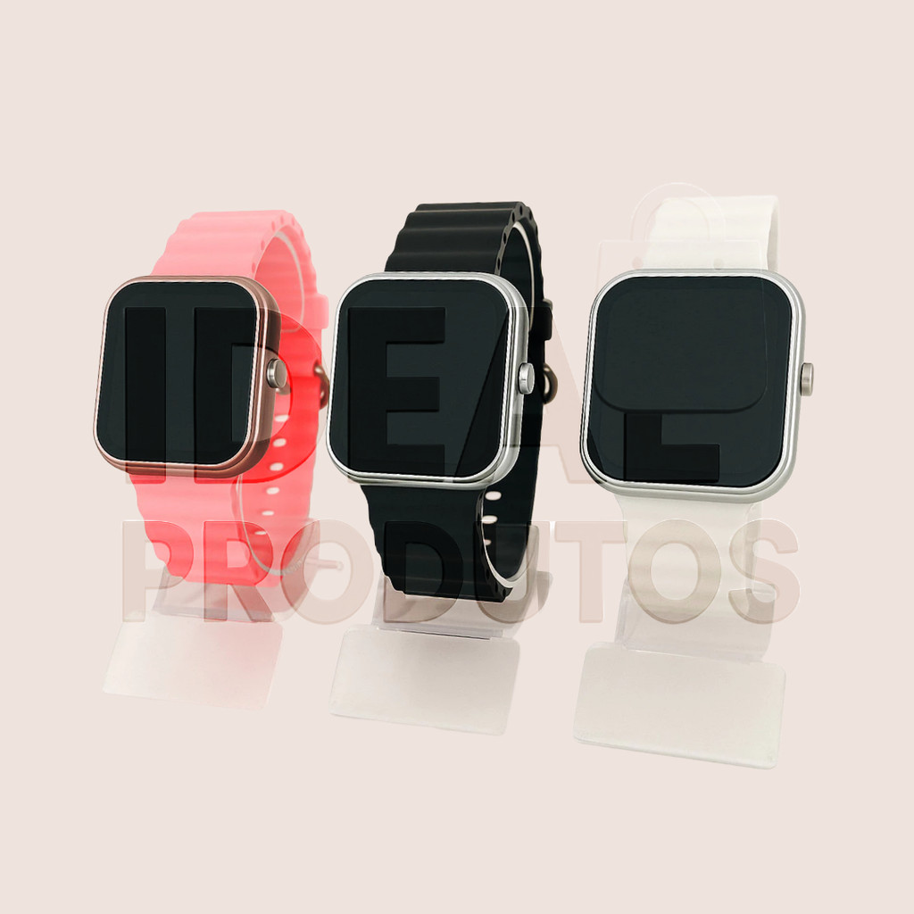 Relógios Led Á Prova Dagua Unissex Esporte Mascu