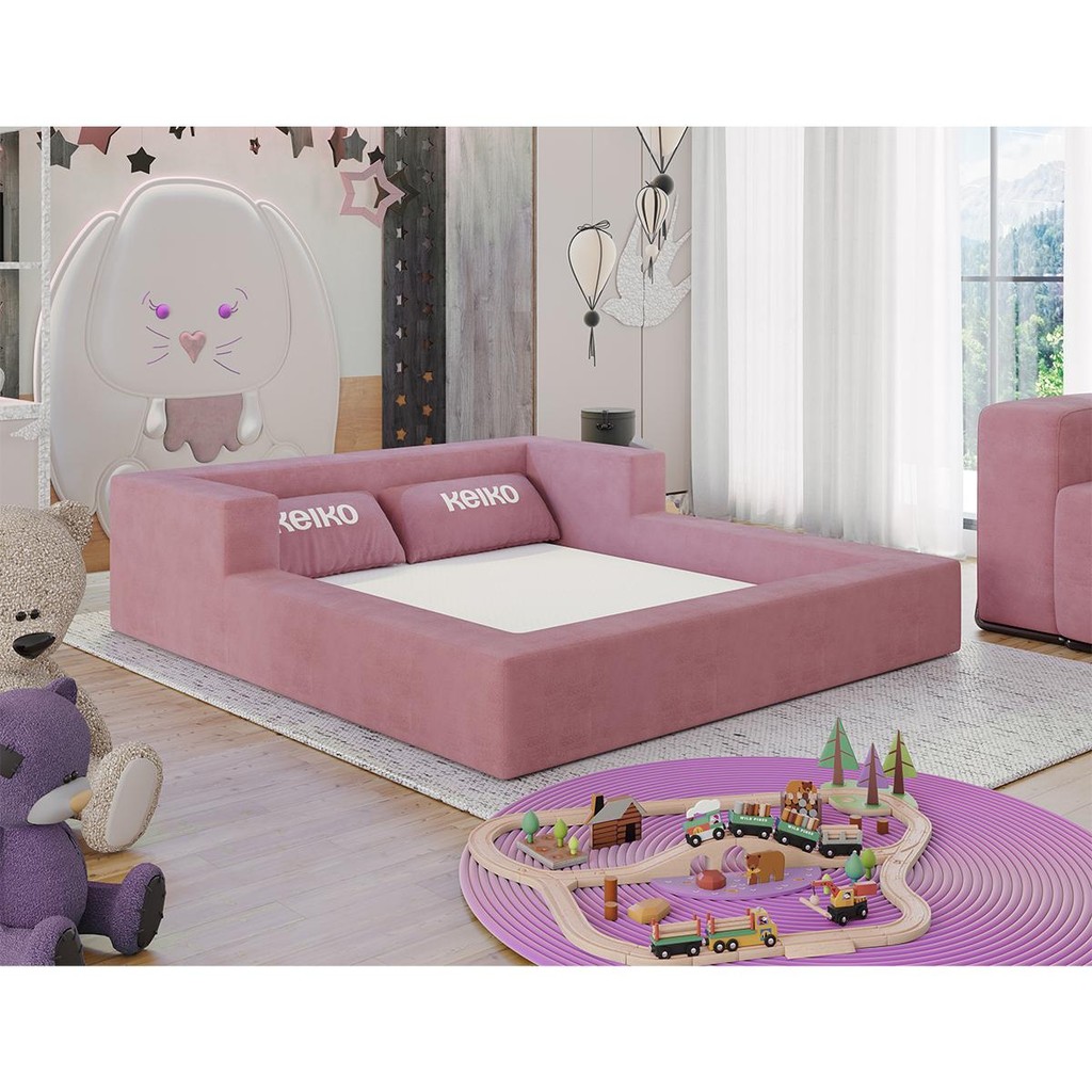 Cama Montessoriana Casal Aconchego 100% Espuma Kei