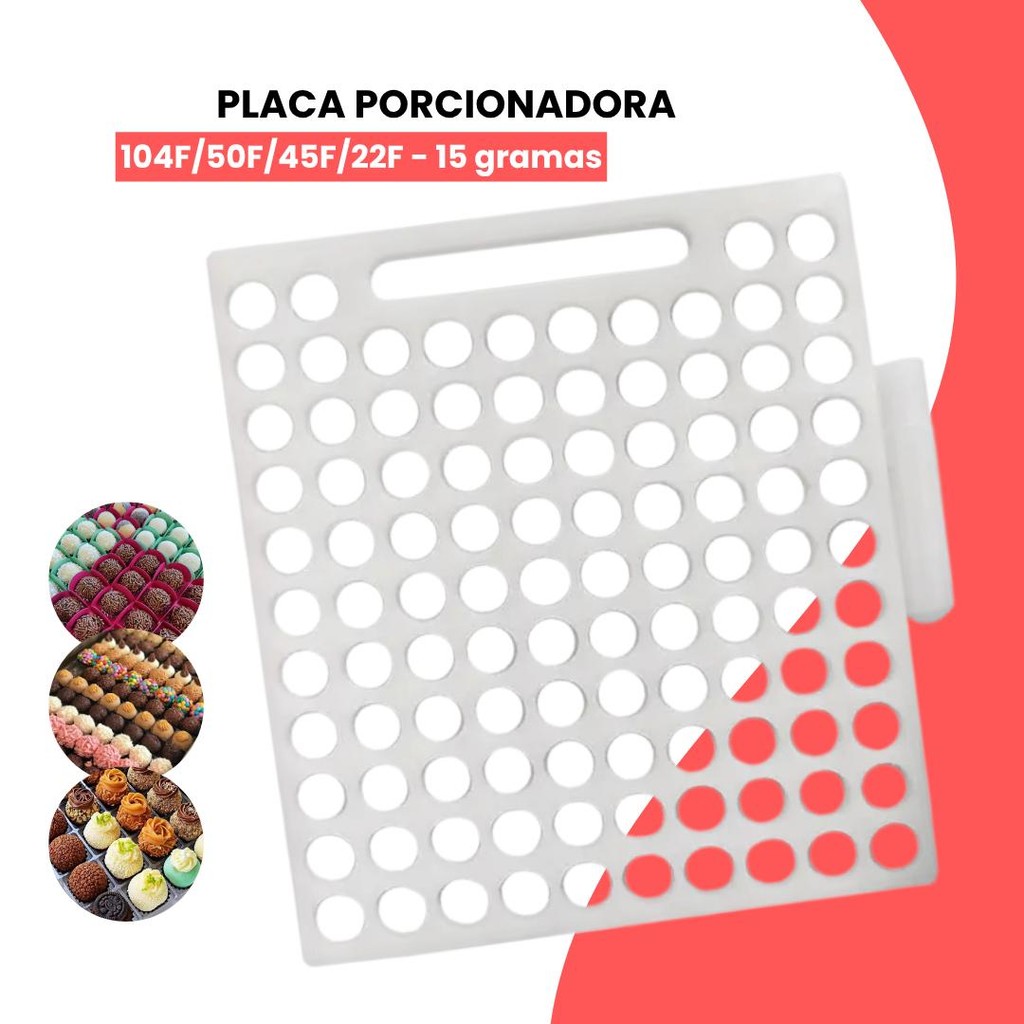 Placa Porcionadora De Doces Dosadora 15 Gramas Bri