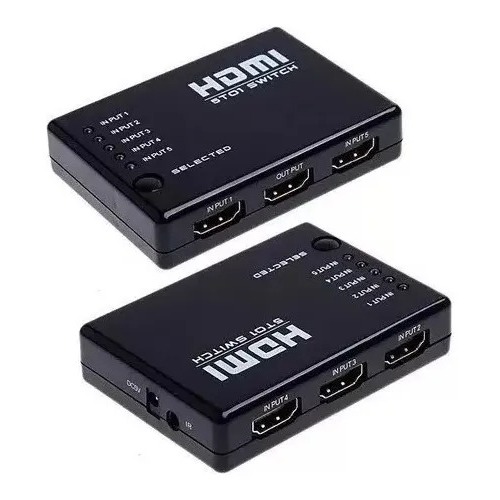 Switch Hdmi Adaptador Hub 5×1 Splitter 4k Com