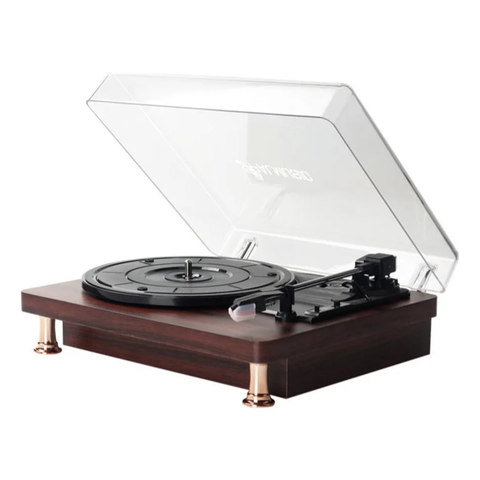 Vintage Gravador De Gel Preto Duplo Com Bluetooth 