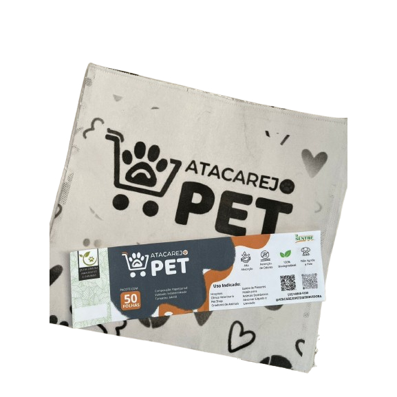 JORNAL HIGIENICO ATACAREJO PET PARA CÃES 50 folha