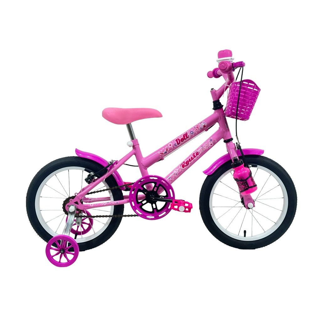 Bicicleta Aro 16 Infantil Feminina Com Rodinhas
