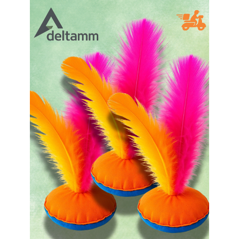 KIT 30 Petecas Cores Sortidas Brinquedo Infantil B