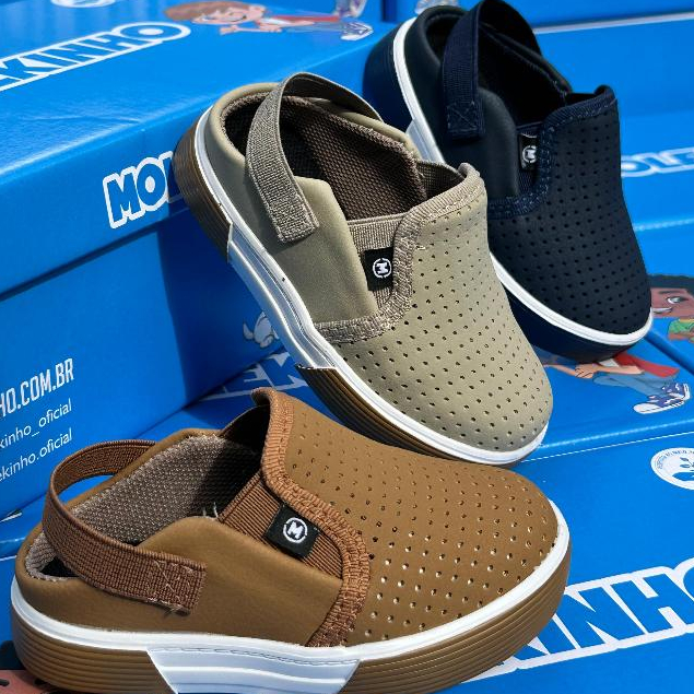 mule sapatinho  masculino moda infantil cores disp