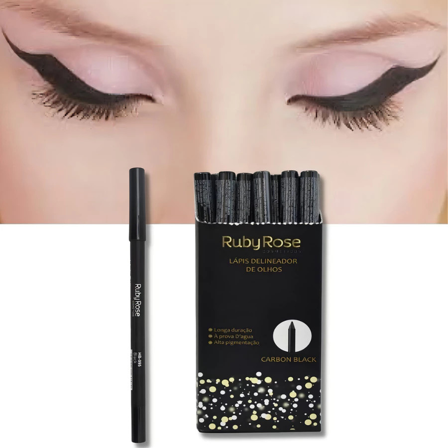 LÁPIS DE OLHO PRETO EYE Ruby Rose HB-050 e HB-240