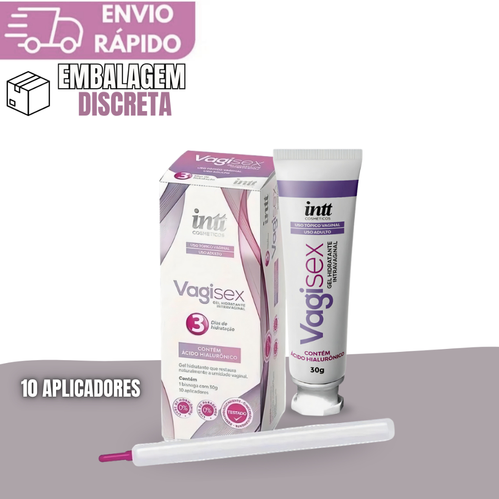 Gel Vaginal Hidratante Vagisex INTT 30g Intravagin