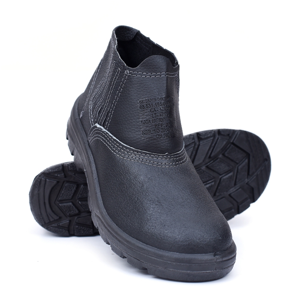 BOTA BOTINA SEGURANÇA COURO CA 17137 UNISEX