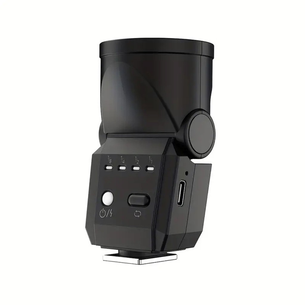 Flash de Câmera Portátil Mini F02 com Bateria de